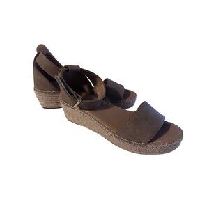 Jessica Cline tan espadrille sandals size 8.5 M
